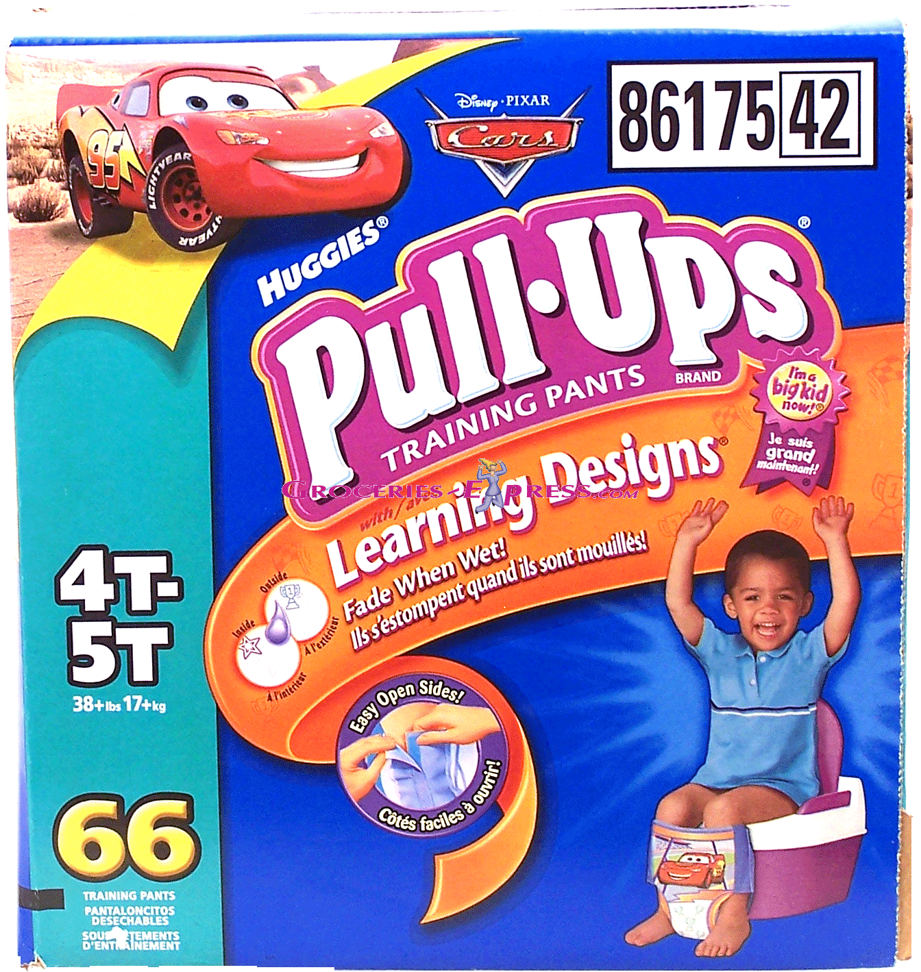Huggies Pull-ups 4T-5T training pants with learning designs, 38+ lbs. Full-Size Picture